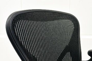 【消耗パーツ交換】 ハーマンミラー アーロンチェア Bサイズ フル装備 中古 ポスチャーフィット Herman Miller Aeron Chair 中古オフィス家具 肘レバータイプの画像
