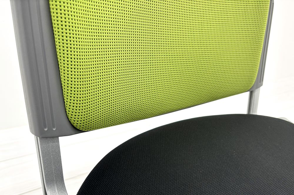【4脚セット】 ウチダ ミーティングチェア 中古オフィスチェア パイプ椅子 内田洋行 スタッキングチェア 中古オフィス家具 MX-52の画像