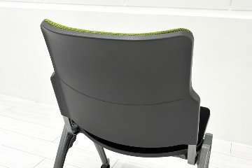 【4脚セット】 ウチダ ミーティングチェア 中古オフィスチェア パイプ椅子 内田洋行 スタッキングチェア 中古オフィス家具 MX-52の画像