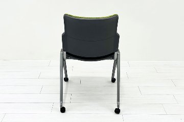 【4脚セット】 ウチダ ミーティングチェア 中古オフィスチェア パイプ椅子 内田洋行 スタッキングチェア 中古オフィス家具 MX-52の画像