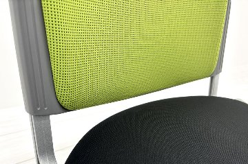 【4脚セット】 ウチダ ミーティングチェア 中古オフィスチェア パイプ椅子 内田洋行 スタッキングチェア 中古オフィス家具 MX-52の画像