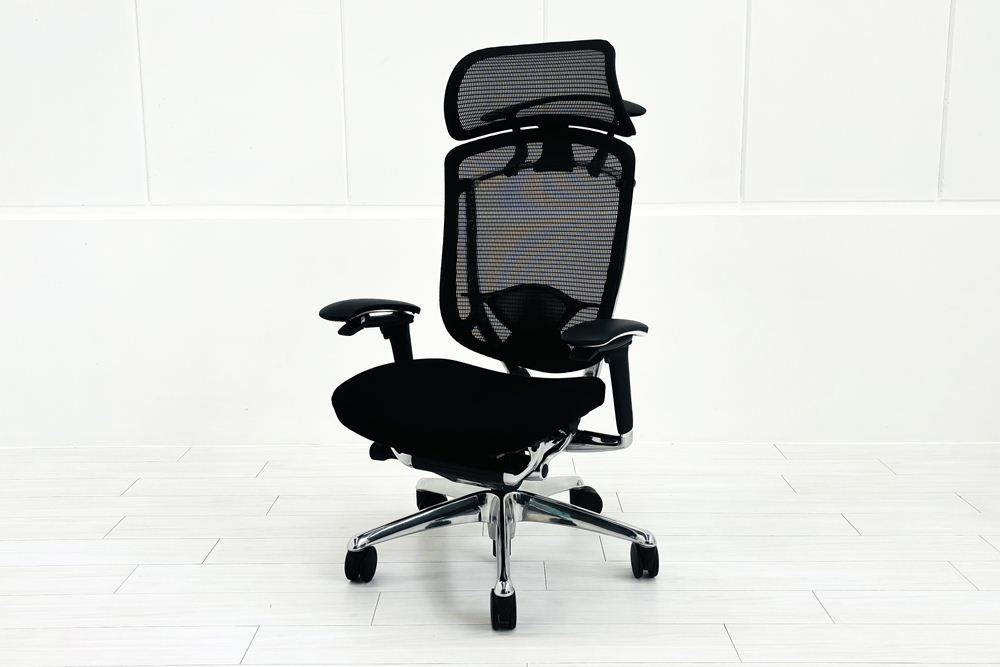 コンテッサセコンダ オカムラ 中古 ブラック | 中古オフィス家具専門店