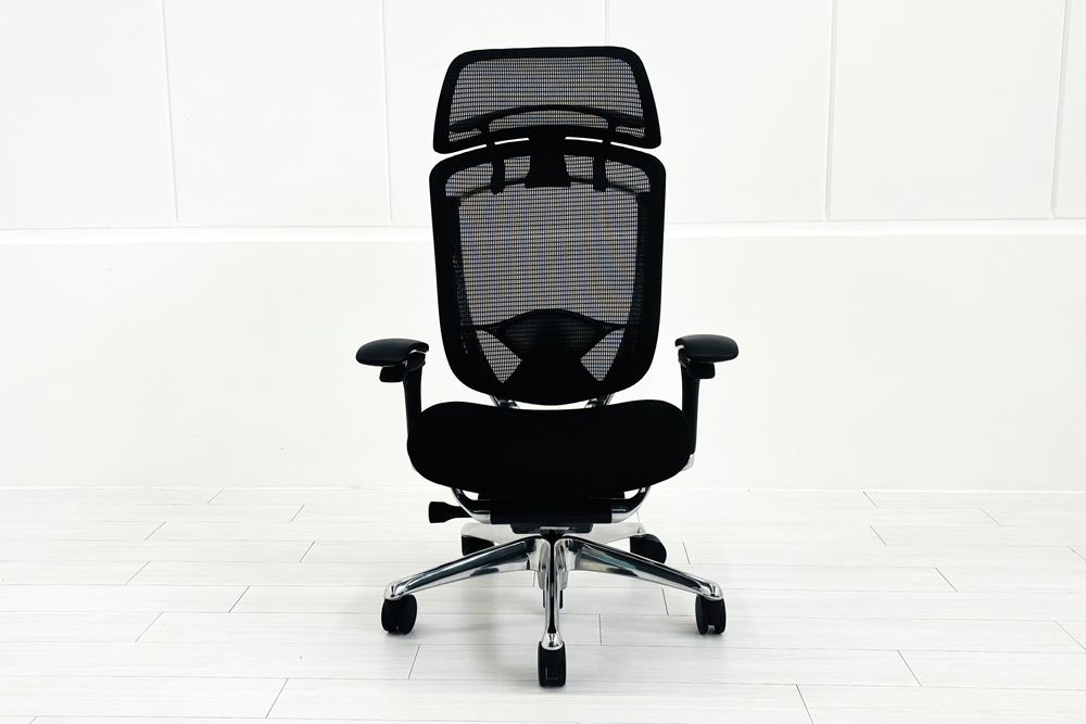 コンテッサセコンダ オカムラ 中古 ブラック | 中古オフィス家具専門店