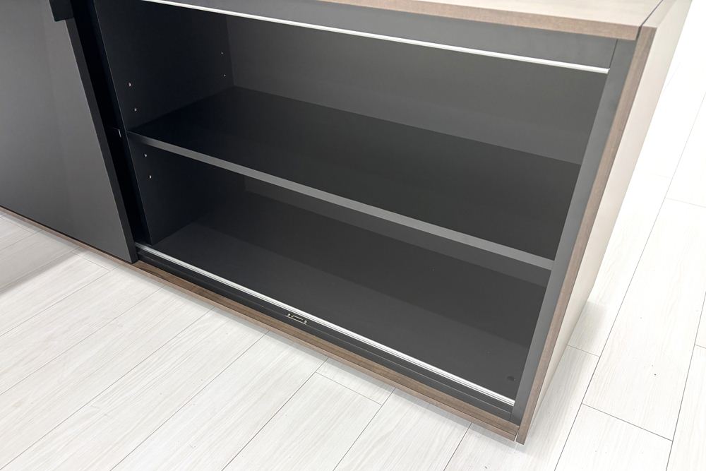 イトーキ アフィーノ 中古 L型デスク エグゼクティブデスク 役員用デスク 社長 役員机 中古オフィス家具 2100/1830/720の画像