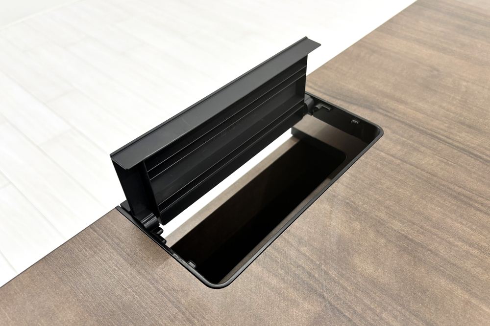 イトーキ アフィーノ 中古 L型デスク エグゼクティブデスク 役員用デスク 社長 役員机 中古オフィス家具 2100/1830/720の画像
