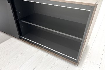 イトーキ アフィーノ 中古 L型デスク エグゼクティブデスク 役員用デスク 社長 役員机 中古オフィス家具 2100/1830/720の画像