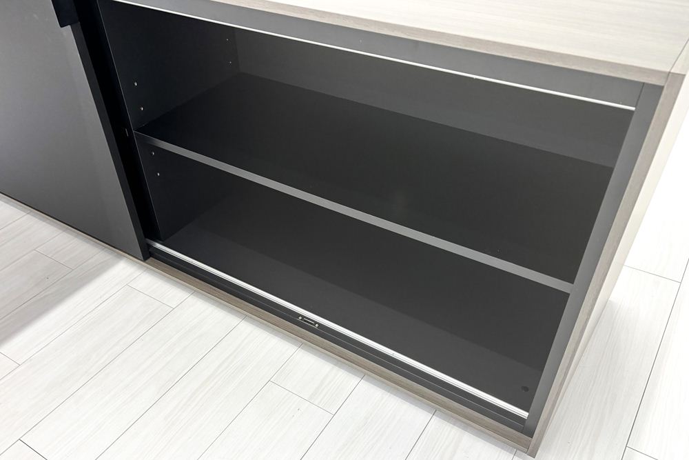 イトーキ アフィーノ 中古 L型デスク エグゼクティブデスク 役員用デスク 社長 役員机 中古オフィス家具 2100/1810/720の画像