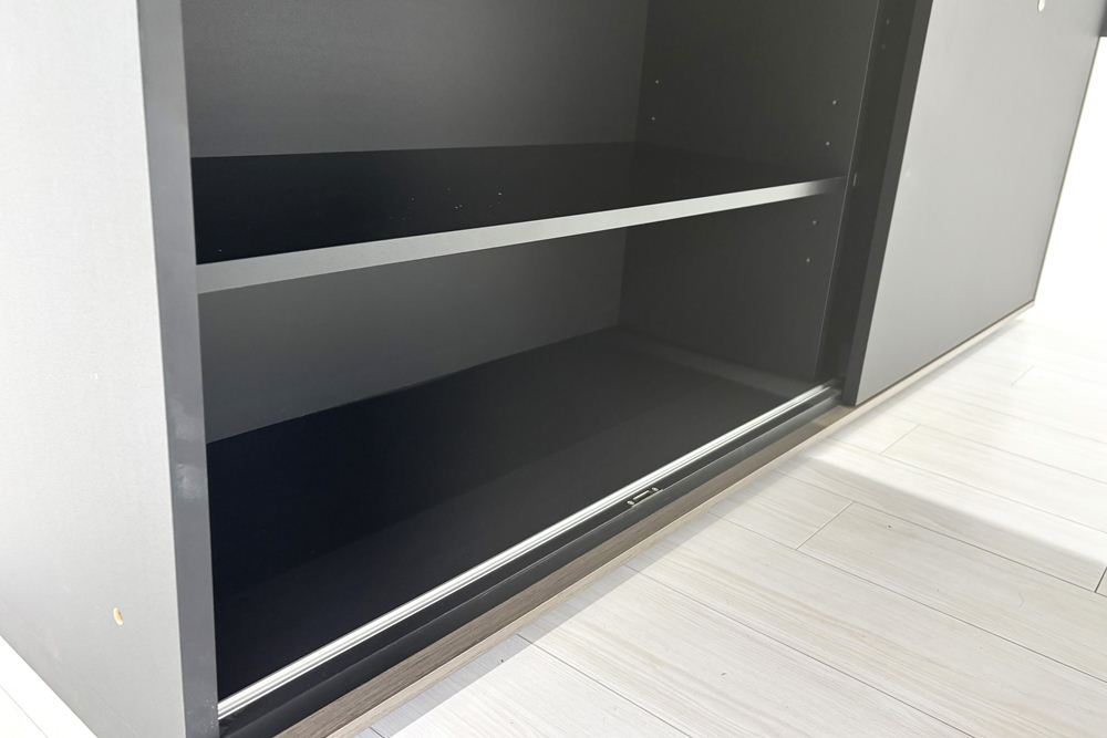 イトーキ アフィーノ 中古 L型デスク エグゼクティブデスク 役員用デスク 社長 役員机 中古オフィス家具 2100/1810/720の画像