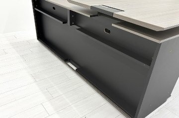 イトーキ アフィーノ 中古 L型デスク エグゼクティブデスク 役員用デスク 社長 役員机 中古オフィス家具 2100/1810/720の画像