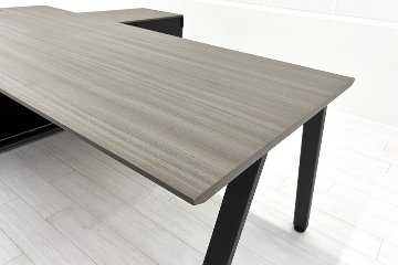 イトーキ アフィーノ 中古 L型デスク エグゼクティブデスク 役員用デスク 社長 役員机 中古オフィス家具 2100/1810/720の画像