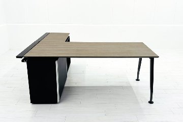 コクヨ サイビ L型デスク 中古 エグゼクティブデスク マネージメントデスク 中古オフィス家具 1900/1800/720の画像