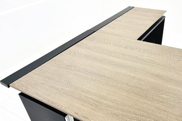 コクヨ サイビ L型デスク 中古 エグゼクティブデスク マネージメントデスク 中古オフィス家具 1900/1800/720の画像