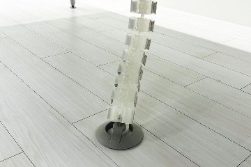 【ポリッシュ脚ピカピカ磨き有！】 PRECEDE オカムラ プリシード 中古 大型会議テーブル ミーティングテーブル 中古オフィス家具 3200/1200/720の画像