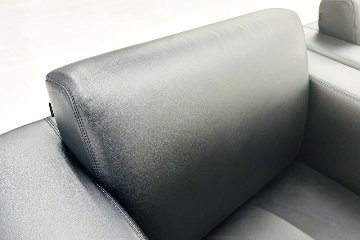 オカムラ 中古 応接セット 【4点セット】 OKAMURA 応接家具 レザー 応接ソファ 応接ソファー 中古オフィス家具の画像