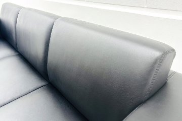 オカムラ 中古 応接セット 【4点セット】 OKAMURA 応接家具 レザー 応接ソファ 応接ソファー 中古オフィス家具の画像