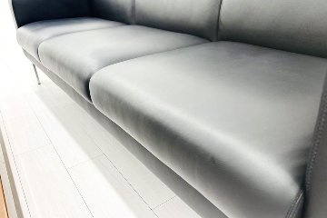 オカムラ 中古 応接セット 【4点セット】 OKAMURA 応接家具 レザー 応接ソファ 応接ソファー 中古オフィス家具の画像