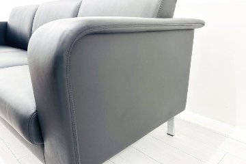 オカムラ 中古 応接セット 【4点セット】 OKAMURA 応接家具 レザー 応接ソファ 応接ソファー 中古オフィス家具の画像