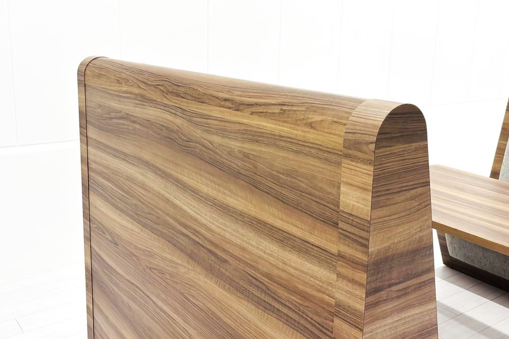 201° 【3点セット】LTL - SOFA ハイバックベンチ LTL - DESK ミーティングテーブル 中古 中古オフィス家具の画像