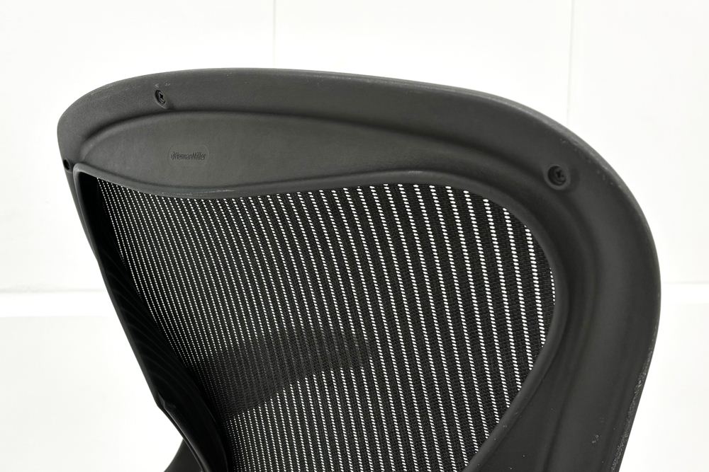 Herman Miller Aeron Chairs アーロンチェア 中古 Bサイズ フル装備 ハーマンミラー 中古オフィス家具 肘ダイヤル シリンダー交換済みの画像