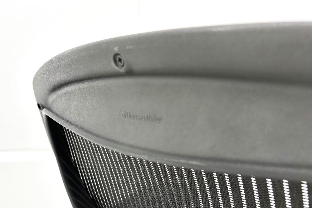 Herman Miller Aeron Chairs アーロンチェア 中古 Bサイズ フル装備 ハーマンミラー 中古オフィス家具 肘ダイヤル シリンダー交換済みの画像