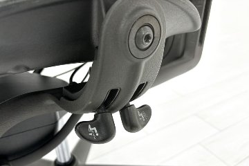 Herman Miller Aeron Chairs アーロンチェア 中古 Bサイズ フル装備 ハーマンミラー 中古オフィス家具 肘ダイヤル シリンダー交換済みの画像
