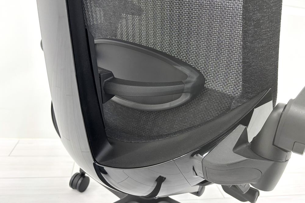 イトーキ アクトチェア 2023年製 中古 エクストラハイバック Act 事務椅子 ITOKI 中古オフィス家具 ブラックの画像
