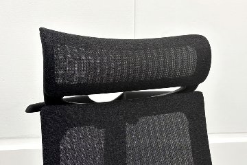 イトーキ アクトチェア 2023年製 中古 エクストラハイバック Act 事務椅子 ITOKI 中古オフィス家具 ブラックの画像
