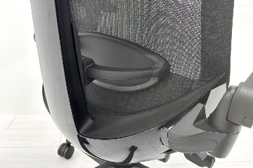 イトーキ アクトチェア 2023年製 中古 エクストラハイバック Act 事務椅子 ITOKI 中古オフィス家具 ブラックの画像