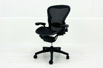 Aeron Chairs アーロンチェア 中古 Bサイズ フル装備 ハーマンミラー Herman Miller 中古オフィス家具 ランバーサポート 肘ダイヤル シリンダー交換済みの画像