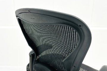 【消耗パーツ交換】 Aeron Chairs アーロンチェア 中古 Bサイズ フル装備 ハーマンミラー Herman Miller 中古オフィス家具 ランバーサポート 肘ダイヤルの画像
