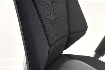 イトーキ フリップフラップチェア 2019年製 中古 エクストラハイバック 事務椅子 ITOKI FLIP FLAP 中古オフィス家具 ブラックの画像
