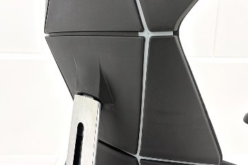 イトーキ フリップフラップチェア 2019年製 中古 エクストラハイバック 事務椅子 ITOKI FLIP FLAP 中古オフィス家具 ブラックの画像