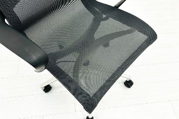 ハーマンミラー セトゥーチェア 中古 Herman Miller Setu Chair マルチパーパスチェア ５本脚タイプ リボンアーム グレーの画像