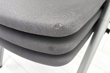 ミーティングチェア コクヨ フリップシリーズ 【4脚セット】 中古 スタッキングチェア 会議椅子 中古オフィス家具 多目的チェアの画像