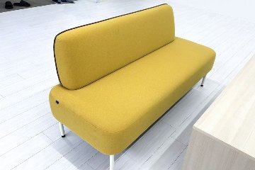 オカムラ ライブス コラボレーションソファセット 中古 ロビーソファ ミーティングソファ 応接ソファ 中古オフィス家具の画像