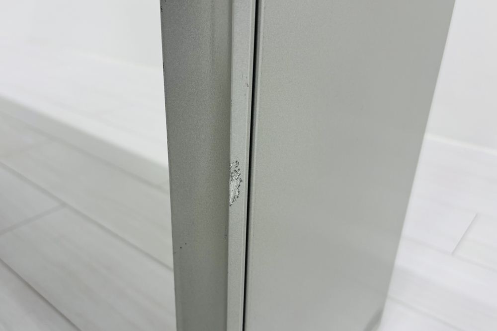 イトーキ 中古 L型デスク L字デスク 角テーブル L型机 L字机 中古オフィス家具 1600/1200/720 左ラウンドの画像