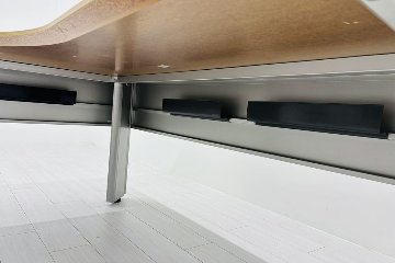 イトーキ 中古 L型デスク L字デスク 角テーブル L型机 L字机 中古オフィス家具 1600/1200/720 左ラウンドの画像