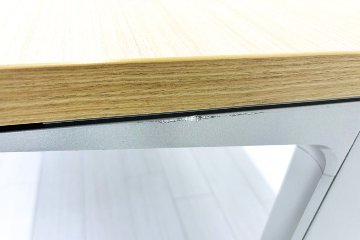 イトーキ 中古 L型デスク L字デスク 角テーブル L型机 L字机 中古オフィス家具 1600/1200/720 左ラウンドの画像
