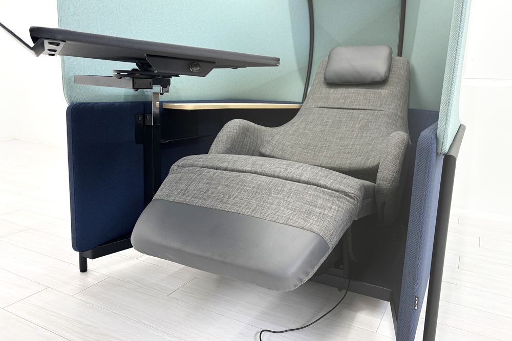 コクヨ ソロワークブース ドップ スタンダード 中古 dop 1人用ソファ 中古オフィス家具 カプセルソファー 1170/1350/1300の画像