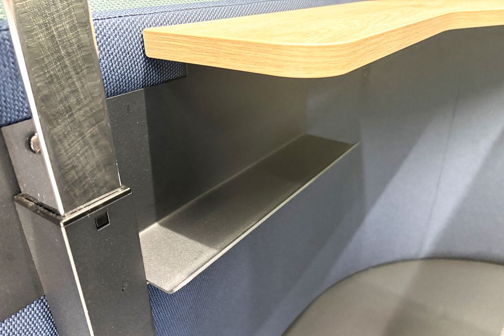 コクヨ ソロワークブース ドップ スタンダード 中古 dop 1人用ソファ 中古オフィス家具 カプセルソファー 1170/1350/1300の画像