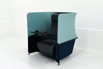 コクヨ ソロワークブース ドップ スタンダード 中古 dop 1人用ソファ 中古オフィス家具 カプセルソファー 1170/1350/1300の画像