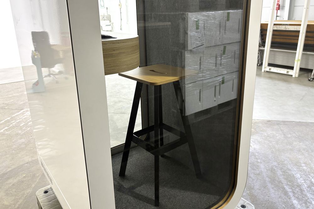 フラメリー 遮音ブース Framery 中古 フルクローズ型ワークブース 個室防音ブース フォンブース 中古オフィス家具 1000/1000/2210の画像