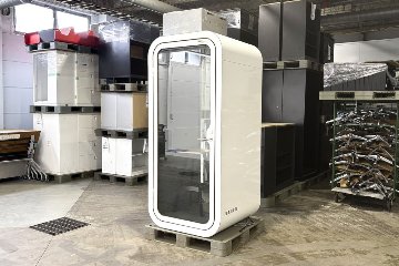フラメリー 遮音ブース Framery 中古 フルクローズ型ワークブース 個室防音ブース フォンブース 中古オフィス家具 1000/1000/2210の画像