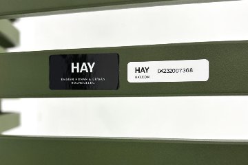HAY PALISSADE DINING BENCH ヘイ パリセイド ダイニングベンチ 中古 中古オフィス家具 オリーブ 1280/700/800の画像