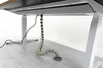 電動昇降テーブル オカムラ スイフト ミーティングテーブル 会議机 中古オフィス家具 会議テーブル 2100/1100/710～1260の画像