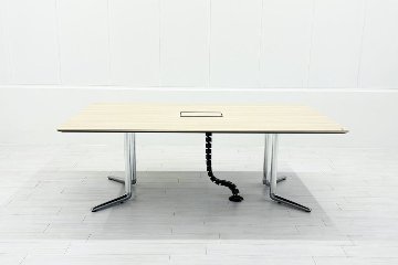 オカムラ ラティオ3 中古 RATIO ミーティングテーブル ワークテーブル 中古オフィス家具 2100/1200/720の画像
