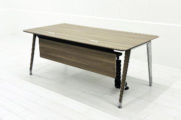 オカムラ プリシード マネージメントデスク エグゼクティブデスク 中古 中古オフィス家具 木目天板 1800/900/720の画像