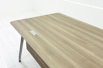 オカムラ プリシード マネージメントデスク エグゼクティブデスク 中古 中古オフィス家具 木目天板 1800/900/720の画像