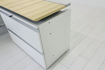 コクヨ サイビ L型デスク 中古 エグゼクティブデスク マネージメントデスク 中古オフィス家具 2000/2000/720の画像
