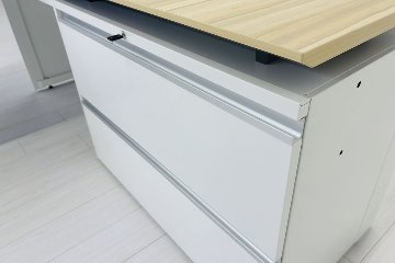 コクヨ サイビ L型デスク 中古 エグゼクティブデスク マネージメントデスク 中古オフィス家具 2000/2000/720の画像